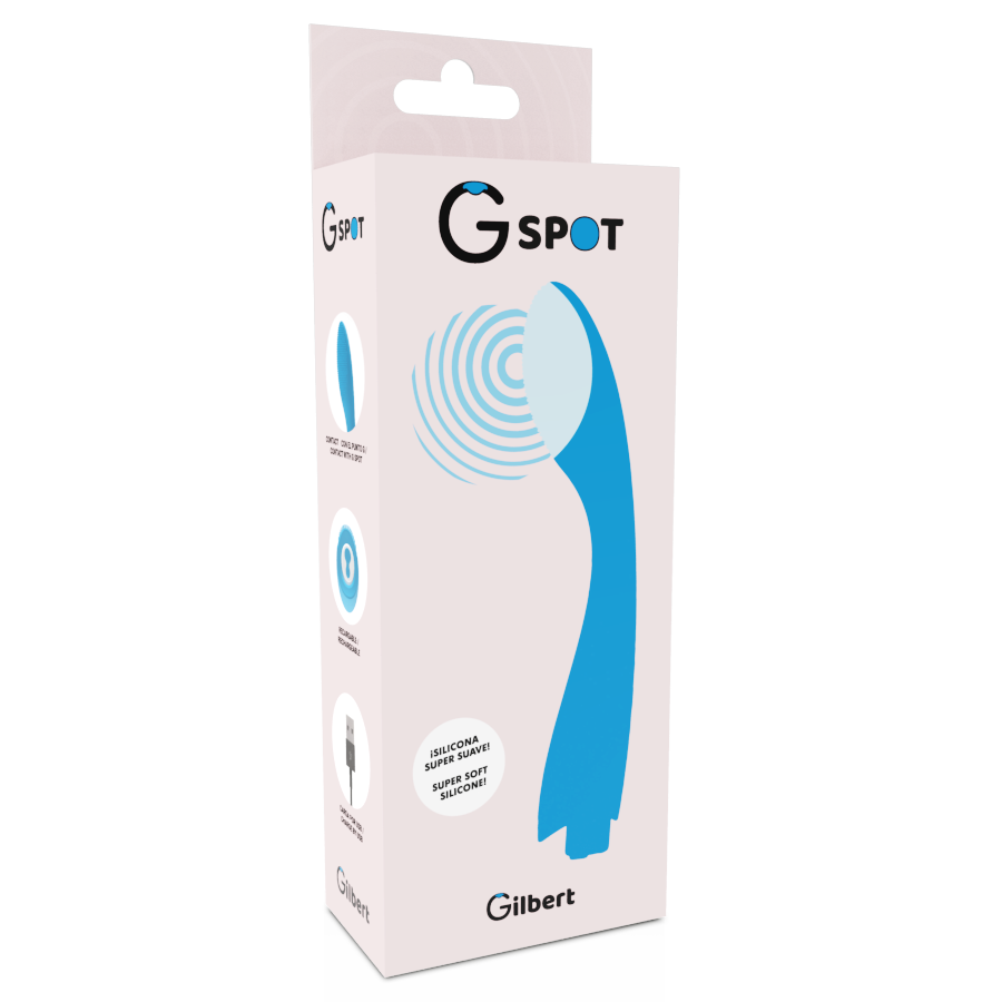 G-SPOT - GYLBERT TURQUOISE BLUE G-SPOT VIBRATOR