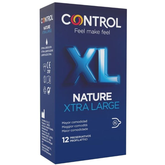 CONTROL - ADAPTA NATURE XL CONDOMS 12 UNITS