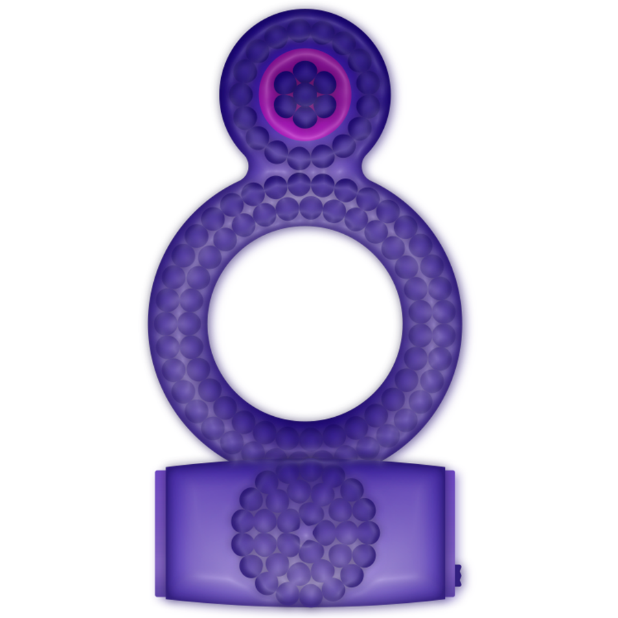 CASUAL LOVE - RING VIBRATING DOUBLE PLEASURE PURPLE