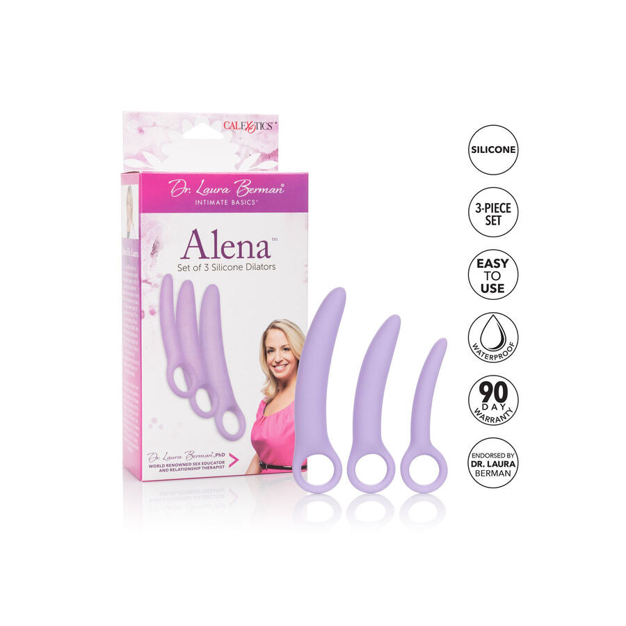 CALEXOTICS - DR LAURA BERMAN ALENA SET OF 3 SILICONE DILATORS