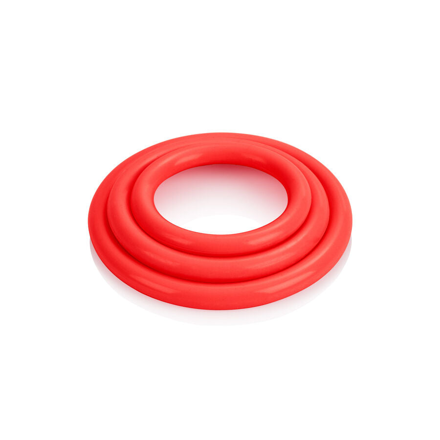 CALEXOTICS - TRI-RINGS SET RED