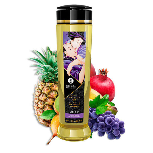 SHUNGA - EROTIC MASSAGE OIL LIBIDO 240 ML