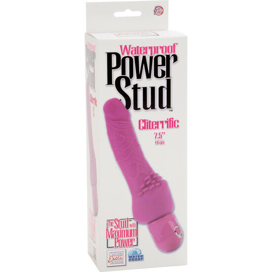 CALEXOTICS - POWER STUD CLITERRIFIC PINK VIBRATOR