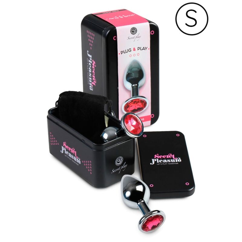 SECRETPLAY - PLUG ANAL ALUMINUM FUCHSIA 7 CM