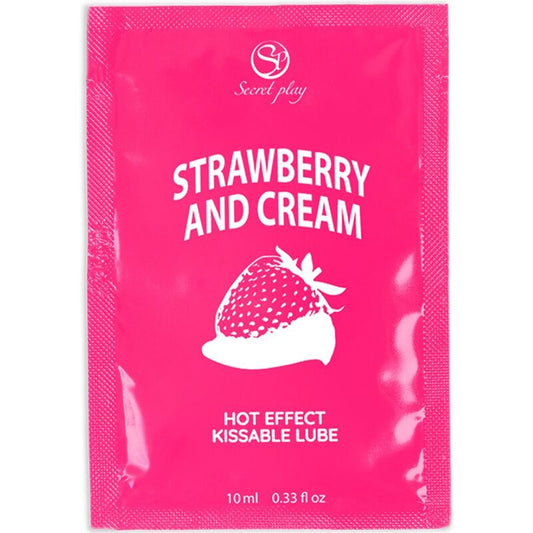 SECRETPLAY - SINGLE DOSE LUBRICANT STRAWBERRIES & CREAM 10 ML