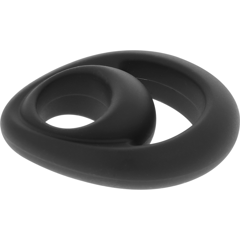 POWERING - SUPER FLEXIBLE AND RESISTANT PENIS AND TESTICLE RING PR14 BLACK