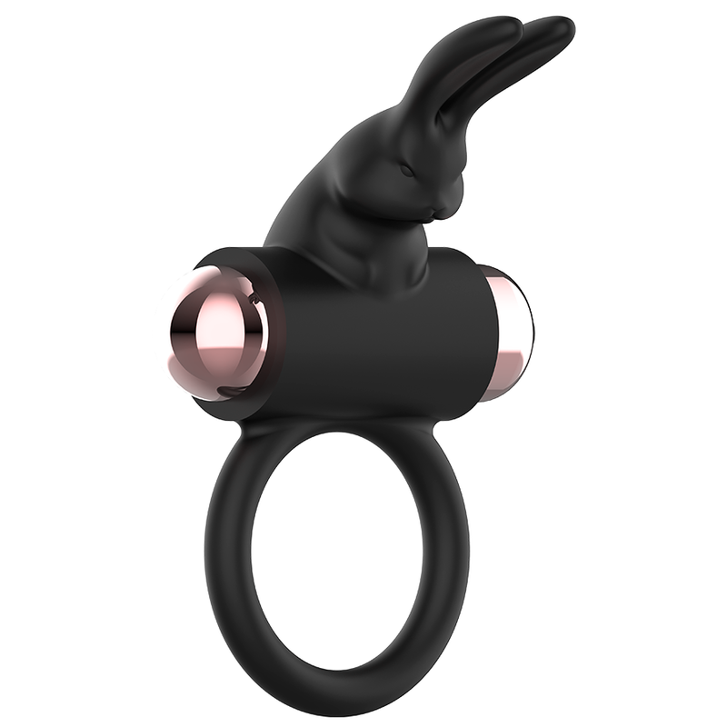 COQUETTE CHIC DESIRE - COCK RING WITH VIBRATOR BLACK/ GOLD