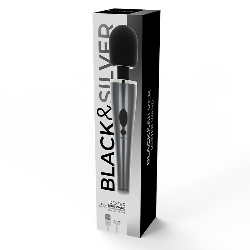 BLACK&SILVER - DEXTER MASSAGE WAND