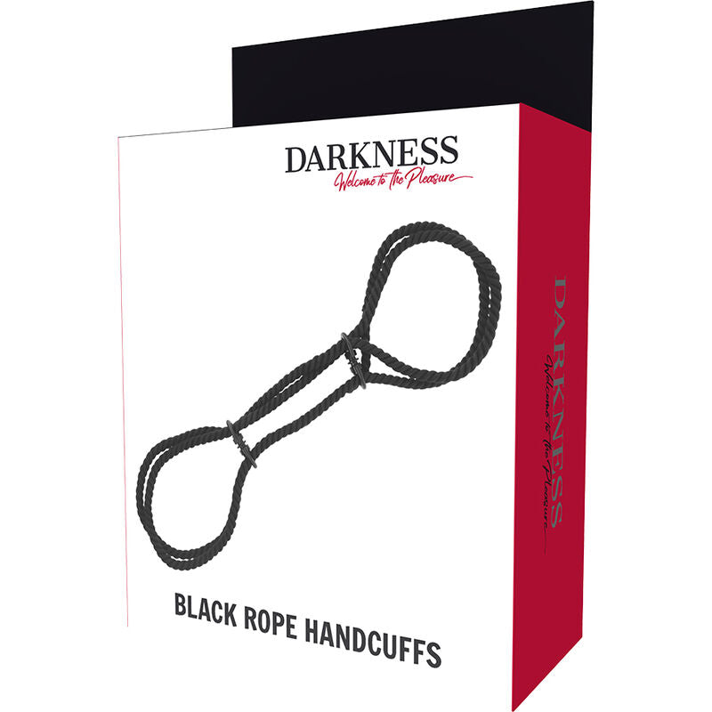 DARKNESS - 100% COTTON ROPE HANDCUFFS OR ANKLE HANDCUFFS