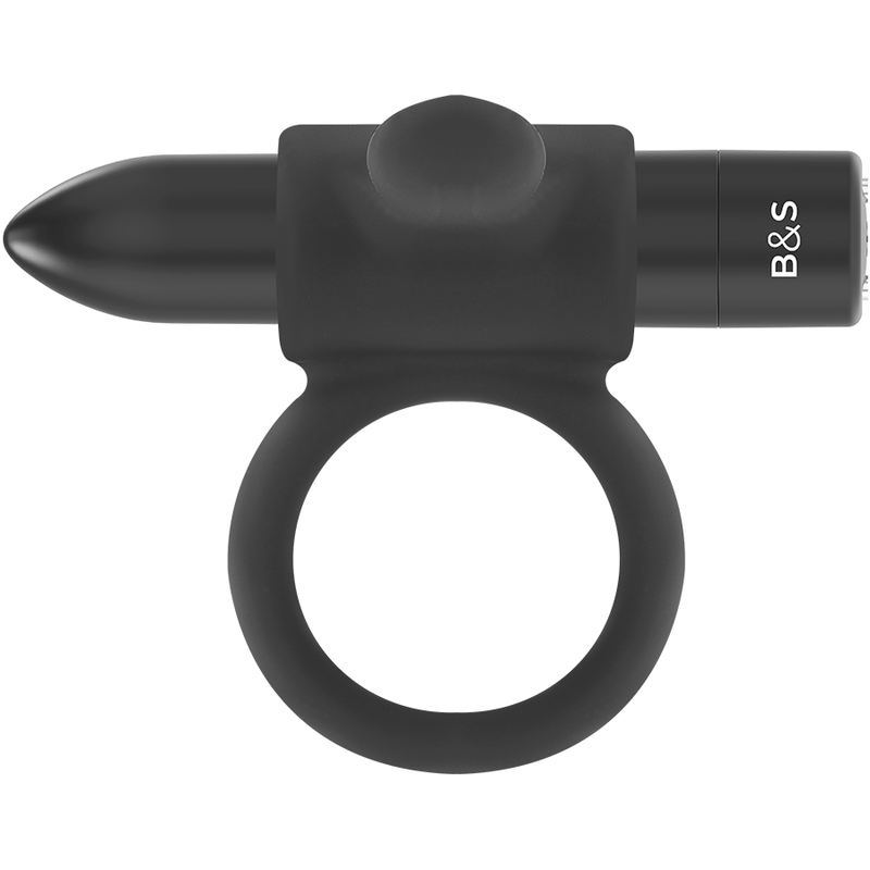 BLACK&SILVER - CAMERON BLACK RECHARGEABLE RING