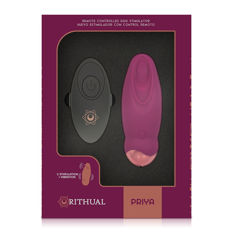 RITHUAL - PRIYA EGG REMOTE CONTROL G-SPOT + VIBRATION