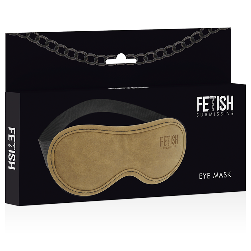 FETISH SUBMISSIVE ORIGEN - VEGAN LEATHER MASK WITH NEOPRENE LINING