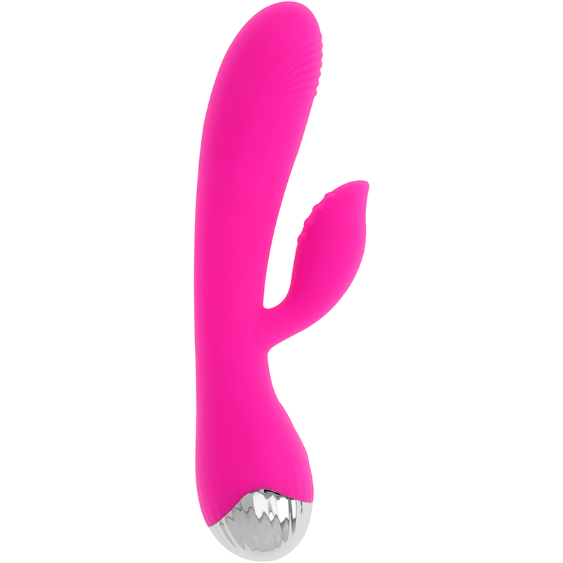 OHMAMA - RECHARGEABLE VIBRATOR WITH RABBIT 10 VIBRATION MODES 19 CM