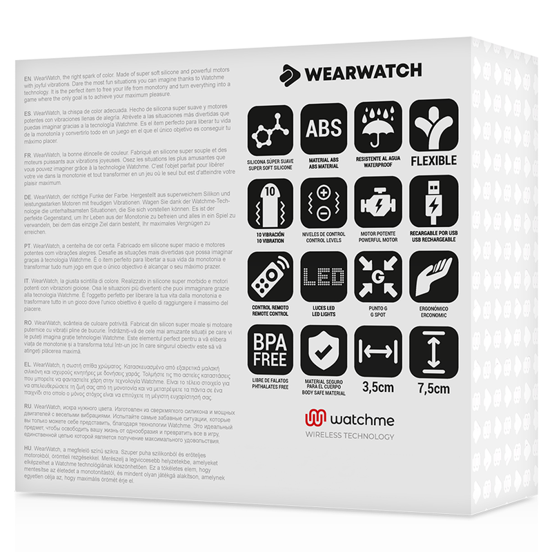 WEARWATCH - WATCHME TECHNOLOGY REMOTE CONTROL EGG FUCHSIA / SEAWATER