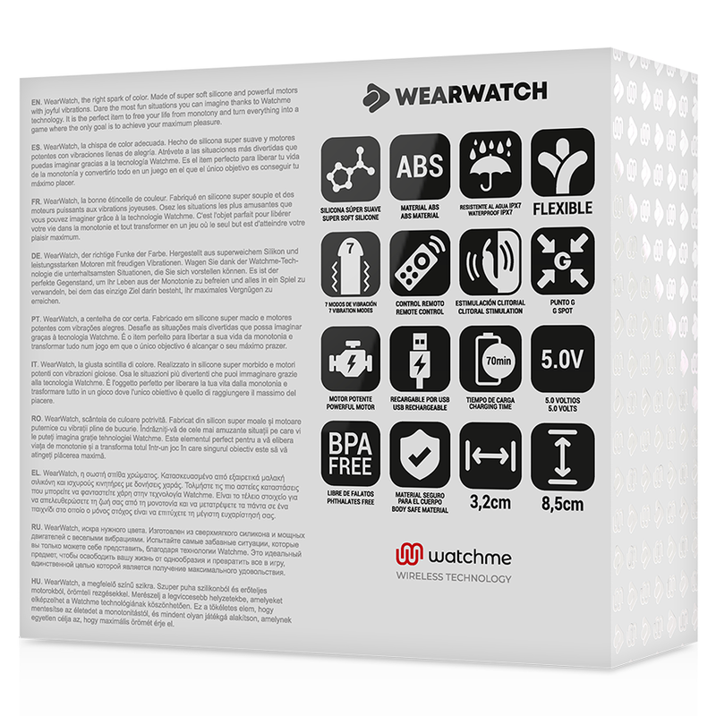 WEARWATCH - DUAL TECHNOLOGY WATCHME VIBRATOR SEAWATER / SNOW